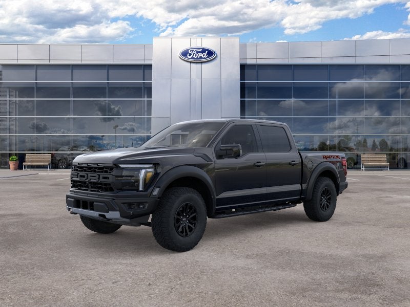2026 Ford F-150 Raptor in Black — front three-quarter view
