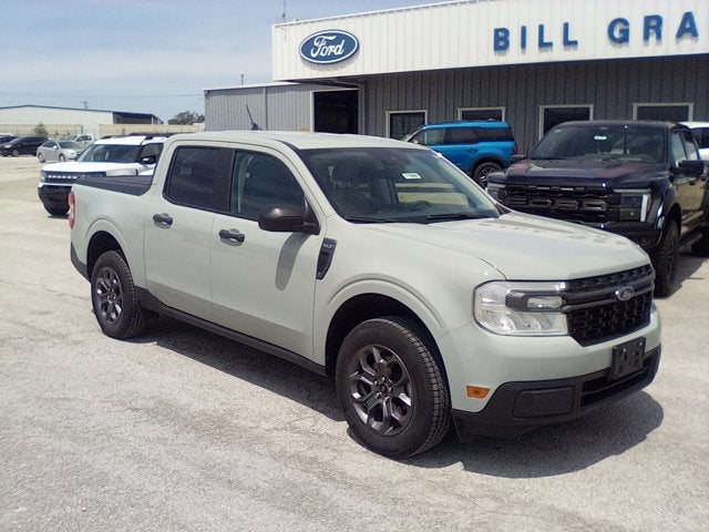 2024 Ford Maverick XLT in Sage — front three-quarter view